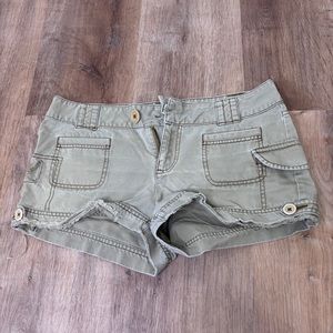 Jimmyz brand distressed khaki shorts